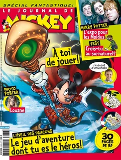 Couverture du  n°3278 du 15 avril 2015 annonçant le jeu L'éveil des dragons, prologue de la série.