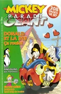 Couverture de Mickey Parade Géant n°313, numéro dédié à la voiture du fait du numéro du magazine.