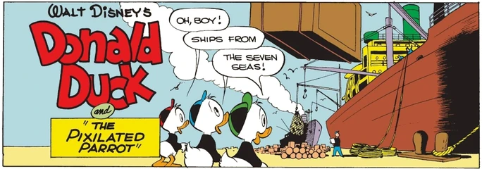 Le perroquet qui comptait bandeau