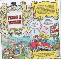 Daisy, Miss Frappe, Brigitte et Grand-Mère Donald arrivent à Cap Clam.