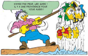 Alec McPicsou s'amuse de Donald Duck et Gontran Bonheur