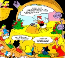 Conférence de Daisy Duck où elle vante les mérites de Fantomialde.