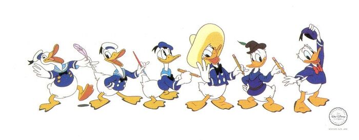 Évolution Donald Duck