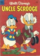 Couverture du comic book Uncle Scrooge no4 où est parue pour la première fois l'histoire, dessinée par Carl Barks.