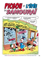 Première planche de l'histoire parue dans le Picsou Magazine n°555.