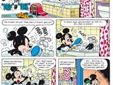 Mickey en bouche un coin...