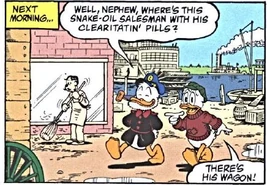 Arrière-plan de Don Rosa 25 Le Roi du Mississippi
