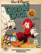Couverture de De beste verhalen van Donald Duck n°11 illustrant l'histoire et réalisée par Daan Jippes.
