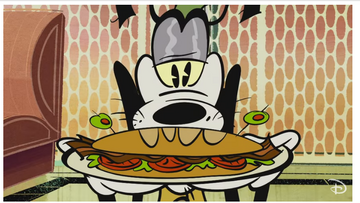 Sandwich dont Dingo tombe amoureux, Picsou Wiki