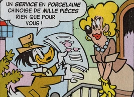 Fantomiald déguisé en représentant