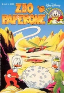 Couverture du magazine italien Zio Paperone n°64 réalisée par Franco Bruna.