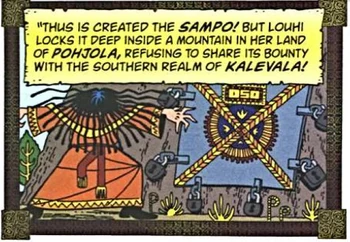 Un coffre-fort de marque Oso, déjà évoqué dans Picsou et le Chevalier noir.