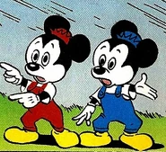 Jojo et Michou également dessinés dans L'éclair de génie !