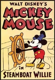 Affiche de lancement du court-métrage  en 1928.
