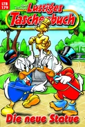 Couverture de la réédition de Lustiges Taschenbuch n°179 du 1er mars 2005 illustrant l'histoire. Elle est dessinée par Josep Tello Gonzalez.