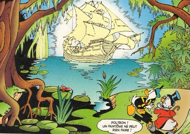 Picsou et Donald aperçoivent un vaisseau fantôme !