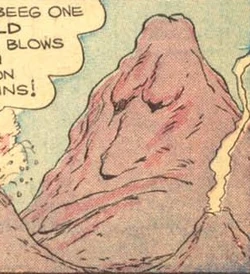 Le volcan El Ferocio, pour l'instant inactif.