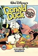 Couverture de De beste verhalen van Donald Duck n°65 illustrant l'histoire et réalisée par Daan Jippes.