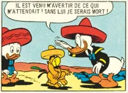 remercie le perroquet extra-lucide de lui avoir sauvé la vie.