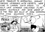 Le poisson (en bas à gauche) réapparaissant dans Return to Duckburg Place.