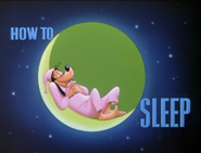 Le title card de How to Sleep.