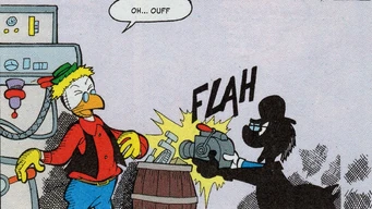 John Flairsou utilise le mal-informateur contre son inventeur.