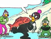 Gontran Bonheur, déguisé en « Masque Mystère de Masqueville »