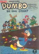 Couverture pour la première parution de l'histoire, réalisée par Carl Barks, reprise pour le magazine espagnol Dumbo n°508.