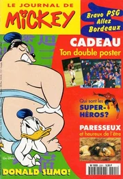Couverture du Journal de Mickey n°2291 paru le 15 mai 1996, illustrant le récit. Elle a été dessinée par Patrice Croci.