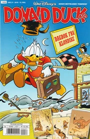 Couverture de la revue norvégienne  n° 2019-37 illustrant le premier épisode de Le Journal du Klondike.