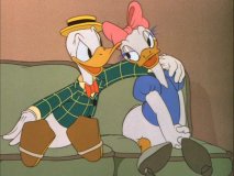 Donald et Daisy dans L'Entreprenant M. Duck.