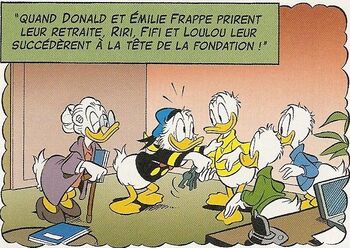 Donald, Miss Frappe et neveux futur