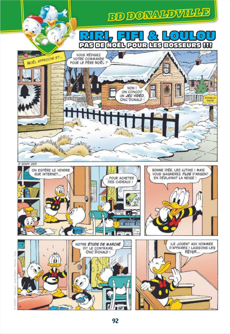 Pas de Noël pour les bosseurs !!! Picsou Wiki Fandom