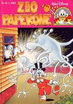 Couverture du magazine italien  n°48 illustrant l'histoire et dessinée par Franco Bruna.