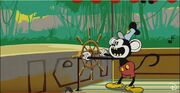 Mickey et le singe - extrait 1