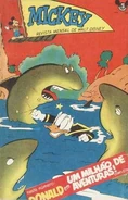 Couverture du magazine brésilien Mickey n°11 illustrant l'histoire.