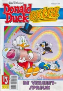 Oublie Maarten.jpg (435 kio) Couverture du magazine néerlandais Donald Duck Extra n°2003-13 dessinée par Maarten Janssens et illustrant l'histoire.
