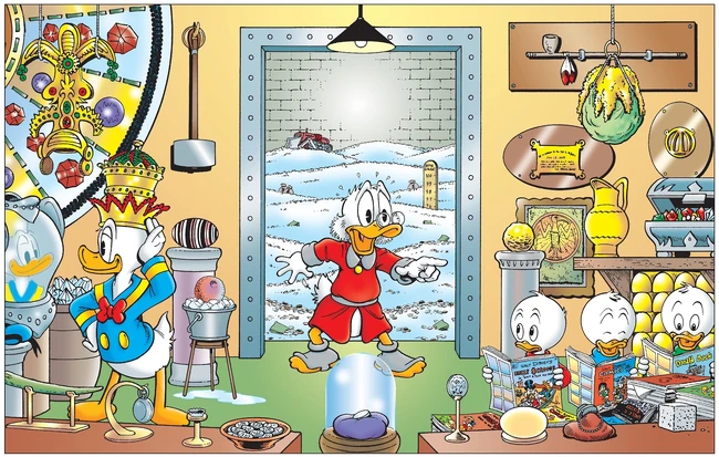 Scrooge treasures