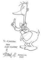 Un mélange entre Kurt Dunder et Donald Duck.