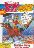 Couverture du magazine néerlandais Donald Duck Extra n°1999X27 dessinée par un dessinateur inconnu et illustrant l'histoire.