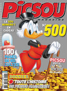 Le no500 de Picsou Magazine datant d'avril 2014.