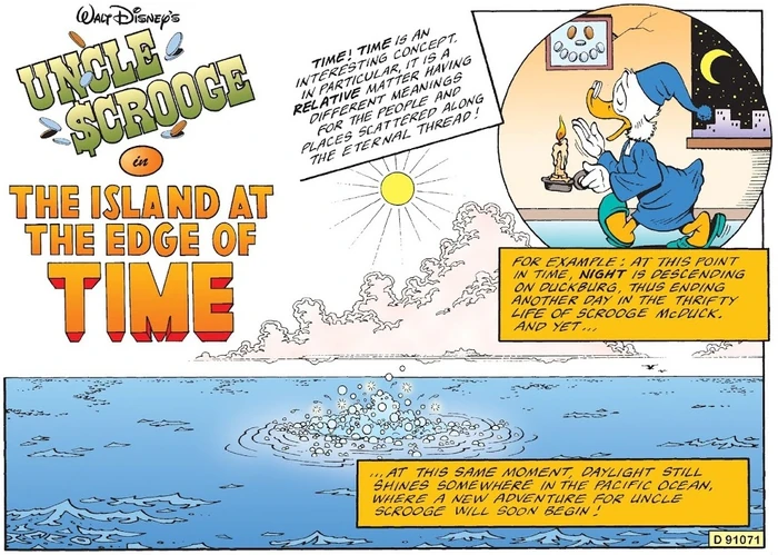 L'île du bout du temps bandeau