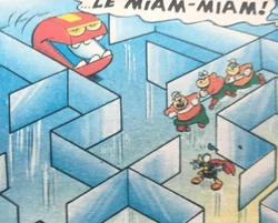 Fantomiald et les Rapetou dans la dernière épreuve du jeu.