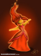 Flame princess by baconlovingwizard-d5bhtil