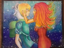 1 finn and flame princess by saichansart-d5gapaz