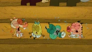 The quartet as babies.