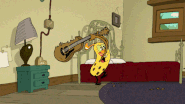 Banana guitar smash