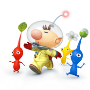 Capitán Olimar en Super Smash Bros. para Nintendo 3DS y Wii U.