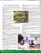 The page from the guide's Interview section where Miyamoto and Reed discuss a scrapped enemy in the bottom left corner of the page.