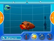 A Firesnout Beetle as it appears in the Creature Log.